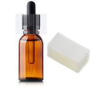 500 Pcs Shrink Wrap for Bottles Sublimation Shrink Wrap Sleeves Perforated Heat Seals Clear Perforated Bands for Dropper Essential Oil Bottles Lip Gloss Tubes(1.8 x 0.9 Inch, Diameter 3/4 to 1 Inch)