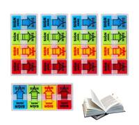 500 Pcs Sign Here Stickers Arrow Labels Stickers Sign Here Tabs with Dispenser Arrow Flag Sign Sticker for Documents Notebooks Home Office School Supplies