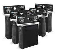500 Pcs Soft Card Sleeves, 66 x 91 mm Standard Size Trading Card Sleeves Fit for MTG, Trading Cards, Sports Cards, Game Cards (Black)