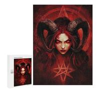 500 PCS Teenager Puzzles Dark Fantasy Devil Art Print Jigsaw Puzzles for Teenagers Difficult Hard Every Piece Is Unique - Birthday Present, Gifts, 500 PCS