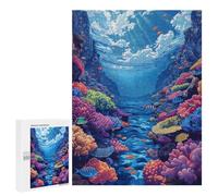 500 PCS Teenager Puzzles Underwater Paradise Coral Reef Jigsaw Puzzles for Teenagers Difficult Hard Every Piece Is Unique - Birthday Present, Gifts, 500 PCS