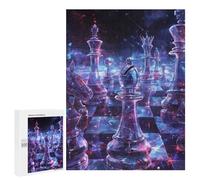 500 PCS Teenagers Pieces Jigsaw Puzzle Cosmic Chess Teenagers Puzzles Toy Wall Decor Presents for Women Gifts for Friends And Family 500 PCS