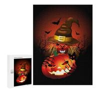 500 PCS Teenagers Pieces Jigsaw Puzzle Skull Witch Monster Teenagers Puzzles Toy Wall Decor Presents for Women Gifts for Friends And Family 500 PCS