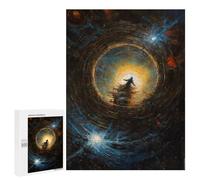 500 PCS Teenagers Pieces Jigsaw Puzzle Staring Into The Void Puzzles for Adults Family Game Stress Reliever Challenging To Complete 500 PCS