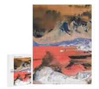 500 PCS Teenagers Puzzles Alien Landscape with Red Soil And Snow-Capped Peaks Adult Jigsaw Relax Games Difficult Hard Unique Gifts for Birthday And Christmas 500 PCS