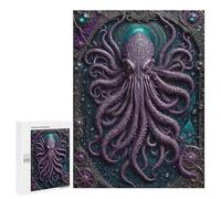 500 PCS Teenagers Puzzles Ancient Cthulhu Jigsaws for Adults Puzzle Difficult Hard Challenging To Complete Challenging Game Toys 500 PCS