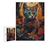 500 PCS Teenagers Puzzles Autumnal Whiskered Wonder Adult Jigsaw Relax Games Difficult Hard Unique Gifts for Birthday And Christmas 500 PCS