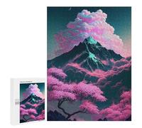 500 PCS Teenagers Puzzles Cloud-Covered Mountain Serenity Adult Jigsaw Relax Games Difficult Hard Unique Gifts for Birthday And Christmas 500 PCS