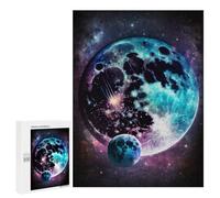 500 PCS Teenagers Puzzles Cosmic Moonlit Journey Jigsaw for Teenagerss Improve Memory Every Piece Is Unique - Unique Birthday And Gifts 500 PCS