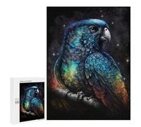 500 PCS Teenagers Puzzles Cosmic Parrot Art Print-1 Adult Jigsaw Puzzle Hands-on Game Difficult Challenge for Is Ideal As A Gift 500 PCS