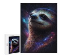 500 PCS Teenagers Puzzles Cosmic Sloth Portrait-16 Adult Jigsaw Puzzle Hands-on Game Difficult Challenge for Is Ideal As A Gift 500 PCS