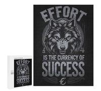 500 PCS Teenagers Puzzles Effort Currency Of Success Jigsaws for Adults Puzzle Difficult Hard Challenging To Complete Challenging Game Toys 500 PCS