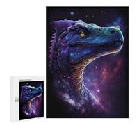 500 PCS Teenagers Puzzles Galactic Dinosaur Head Adult Jigsaw Puzzle Hands-on Game Difficult Challenge for Is Ideal As A Gift 500 PCS