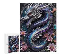 500 PCS Teenagers Puzzles Galactic Dragon Chronicles Jigsaws for Adults Puzzle Difficult Hard Challenging To Complete Challenging Game Toys 500 PCS