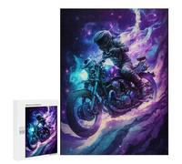 500 PCS Teenagers Puzzles Galactic Motorcycle Ride -13 Jigsaws for Adults Puzzle Difficult Hard Challenging To Complete Challenging Game Toys 500 PCS