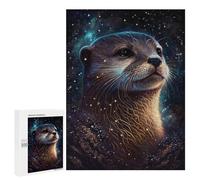 500 PCS Teenagers Puzzles Galactic Otter Majesty -1 Jigsaws for Adults Puzzle Difficult Hard Challenging To Complete Challenging Game Toys 500 PCS