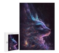 500 PCS Teenagers Puzzles Galaxy Rabbit Animal Jigsaws for Adults Puzzle Difficult Hard Challenging To Complete Challenging Game Toys 500 PCS