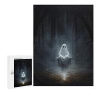 500 PCS Teenagers Puzzles Ghostly Swing in Dark Forest Jigsaw for Teenagerss Improve Memory Every Piece Is Unique - Unique Birthday And Gifts 500 PCS