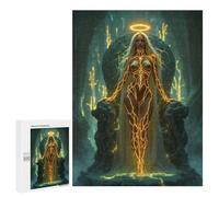 500 PCS Teenagers Puzzles Golden Goddess Adult Jigsaw Puzzle Hands-on Game Difficult Challenge for Is Ideal As A Gift 500 PCS