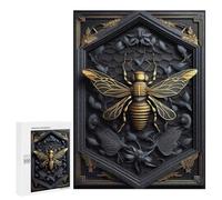 500 PCS Teenagers Puzzles Golden Honey Bee Jigsaw for Teenagerss Improve Memory Every Piece Is Unique - Unique Birthday And Gifts 500 PCS