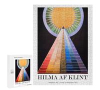 500 PCS Teenagers Puzzles Hilma Af Klint Altar Piece Jigsaws for Adults Puzzle Difficult Hard Challenging To Complete Challenging Game Toys 500 PCS