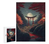 500 PCS Teenagers Puzzles Japanese Shrine Adult Jigsaw Relax Games Difficult Hard Unique Gifts for Birthday And Christmas 500 PCS