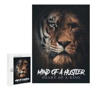 500 PCS Teenagers Puzzles King's Roar Motivation Adult Jigsaw Relax Games Difficult Hard Unique Gifts for Birthday And Christmas 500 PCS