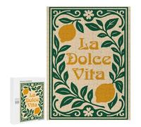 500 PCS Teenagers Puzzles La Dolce Vita Lemon Art Jigsaw for Teenagerss Improve Memory Every Piece Is Unique - Unique Birthday And Gifts 500 PCS