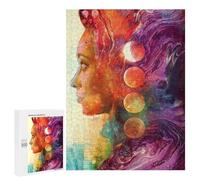 500 PCS Teenagers Puzzles Luna Goddess Jigsaws for Adults Puzzle Difficult Hard Challenging To Complete Challenging Game Toys 500 PCS