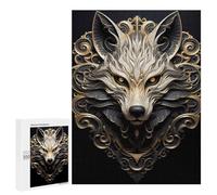 500 PCS Teenagers Puzzles Majestic Alpha Wolf Adult Jigsaw Puzzle Hands-on Game Difficult Challenge for Is Ideal As A Gift 500 PCS