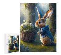 500 PCS Teenagers Puzzles Peter Rabbit's Adventure in The Forest Jigsaws for Adults Puzzle Difficult Hard Challenging To Complete Challenging Game Toys 500 PCS