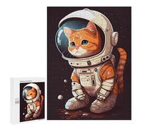 500 PCS Teenagers Puzzles Space Cat Adventure -2 Jigsaw for Teenagerss Improve Memory Every Piece Is Unique - Unique Birthday And Gifts 500 PCS