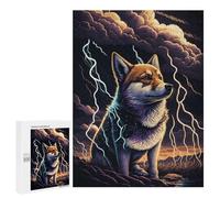 500 PCS Teenagers Puzzles Thundering Canine Majesty -6 Adult Jigsaw Puzzle Hands-on Game Difficult Challenge for Is Ideal As A Gift 500 PCS