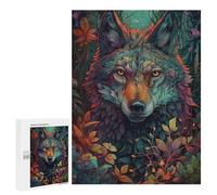 500 PCS Teenagers Puzzles Whimsical Wolf in Nature Adult Jigsaw Relax Games Difficult Hard Unique Gifts for Birthday And Christmas 500 PCS