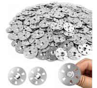 500 Pcs Tile Backer Board Washers, Insulation Fixing Washer Washers for Insulating Boards Galvanize Easy Fix Insulation Washer 35mm for Wall Floor
