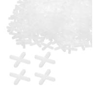 500 Pcs Tile Spacers, 2mm Tile Spacers, Plastic Cross Shaped Gasket Spacer for Tiles Fixing Mat Road Mat Garden Slab Tiles Leveling