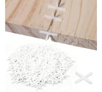 500 Pcs Tile Spacers, 3mm Cross Shaped Gasket Spacers, Tiling Tools for Tile Fixing Mat Road Mat Garden Slab Tile Leveling