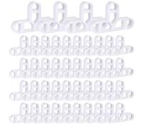 500 Pcs Tile Spacers Brick Wall Separator 3 Way Flooring Deck Board Pave Tile Spacers Leveling System Clips Thin Brick Veneer Tools 10mm 3/8 Inch