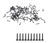 500 PCS Upholstery Carpet Tacks Bulk, 4x13mm Black Furniture Nails Tacks Box of Hardware Cut Nails Studs for Woodworking Stairs Runners Shoes Boots Heels Soles Conveyor Belt Hanging and Repairing