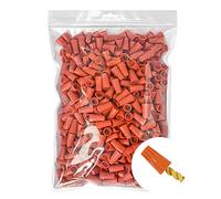 500 Pcs Wire Nuts, Orange Wire Caps Electrical, Insulating Insert Twist Electric Wire Connectors with Spring (AWG 18-14)