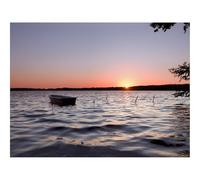 500 Pcs Wooden Puzzles for Home Decoration-Boat,decline,lonely 52x38cm