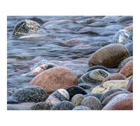 500 Pcs Wooden Puzzles for Home Decoration-Stones,Water,Waves,River,Stream 52x38cm