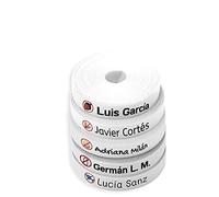 500 Personalised Iron-On Name Labels for Clothes. Allergies Icons, Washable Fabric Labels for School, Nursery, Care Home & Hospital