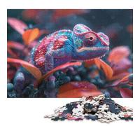 500 Piece A Chameleon Blending Square Puzzles for Adults, Wooden Puzzles Toy Wall Decor 500pcs (52x38cm)