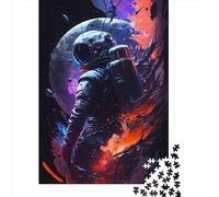 500 Piece Abstract Space35 Puzzles for Adults Wooden Puzzles Educational Game for Children As A 500pcs (52x38cm)