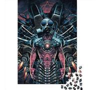 500 Piece Alien Soldier Square Jigsaw Puzzles for Adults & Wooden Puzzles Learning Educational Toys Family Games 500pcs (52x38cm)