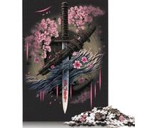 500 Piece Ancient Blade Creative Square Jigsaw Puzzles for Adults And Wooden Puzzles Toy Intellectual Game 500pcs (52x38cm)