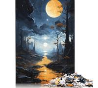 500 Piece Ancient Natural Square Jigsaw Puzzles for Adults & Wooden Puzzles Learning Educational Toys Family Games 500pcs (52x38cm)