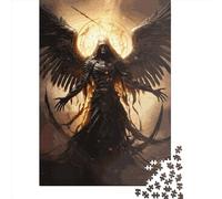 500 Piece Angel Of Death Creative Square Jigsaw Puzzles for Adults And Wooden Puzzles Educational Game for Adult 500pcs (52x38cm)