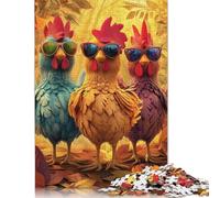 500 Piece Animal Cock Jigsaw Puzzle for Adult Teenagers Wooden Learning Educational Toys 500pcs (52x38cm)